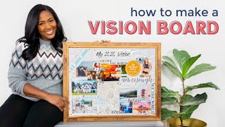 How to Create A Vision Board that Works  2020 Vision Board [upl. by Nedah]