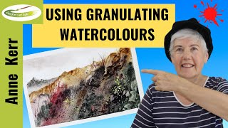 Using Granulating Watercolours Hints Tips and Techniques By Professional Artist Anne Kerr [upl. by Jariv]