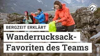 Mein Wanderrucksack Favoriten vom Bergzeit Team [upl. by Cheung]