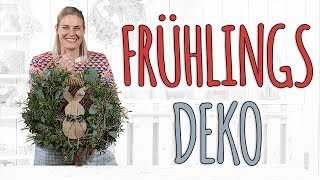 FRÜHLINGSHAFTER TÜRKRANZ  FRÜHLINGSDEKO DIY [upl. by Cowey]