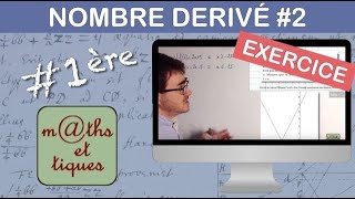 EXERCICE  Calculer le nombre dérivé Niv2  Première [upl. by Adnyl229]