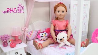 OUR GENERATION DOLL ROOM DECORATION  CLOSET TOUR [upl. by Ohce]