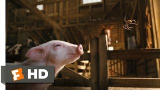 Charlottes Web 310 Movie CLIP  Wilbur Meets Charlotte 2006 HD [upl. by Eidak]