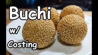 How to Make Buchi  Sesame BallsBanh Cam w Expenses Computation [upl. by Frodeen]