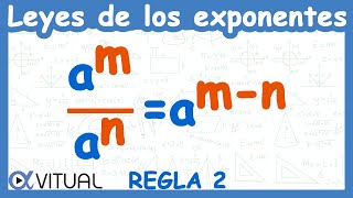 👉 Leyes de los Exponentes  Regla 2 [upl. by Dorcea]