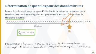 Les quantiles [upl. by Moriarty8]