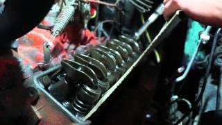 SBC Chevy valve adjust old school way [upl. by Waterman]