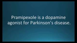 How to pronounce pramipexole Mirapex ER Memorizing Pharmacology Flashcard [upl. by Whallon426]