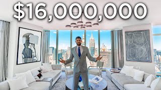 NYC Apartment Tour 16 MILLION LUXURY APARTMENT [upl. by Adnaerb]