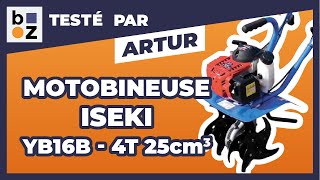 Motobineuse Iseki YB16B  Test et avis [upl. by Notelrac]