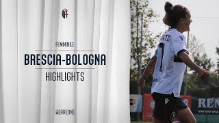 Bfc Women  BresciaBologna Highlights [upl. by Arais557]