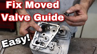 How To Fix A Valve Guide That Moved Epic Fix [upl. by Uahc373]