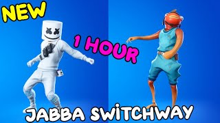 FORTNITE JABBA SWITCHWAY EMOTE 1 HOUR [upl. by Arretahs]