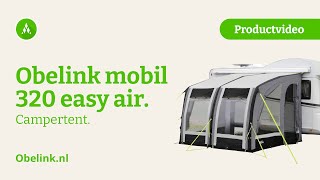 Obelink Mobil 320 Easy Air campertent  instructievideo  Obelink [upl. by Roselyn876]