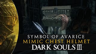 Dark Souls 3  Symbol of Avarice Mimic Helmet Location Guide [upl. by Windham]