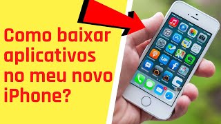 iPhone 7 Como Baixar Aplicativos Passo a Passo [upl. by Ayhtin115]