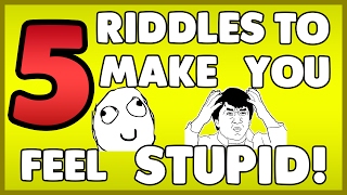 5 Trick questions to make you feel stupid Best FUNNY RIDDLES [upl. by Candi311]