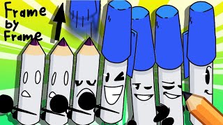 BFDI Contestants Animated Frame by Frame [upl. by Akcimat874]