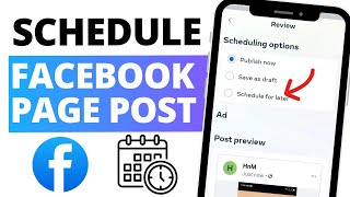 How to Schedule POST on Facebook Page  Verified Guide [upl. by Ivonne]