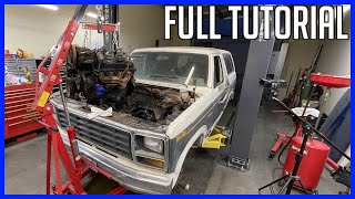 How to Remove an Engine  FULL TUTORIAL [upl. by Ezirtaeb]