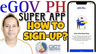 HOW TO REGISTER eGOV PH SUPER APP [upl. by Adnovahs]